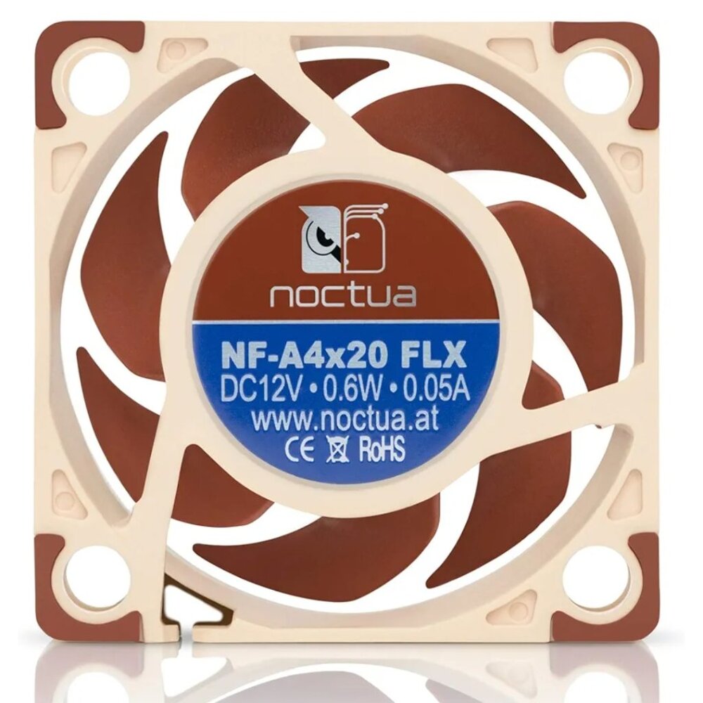 NOCTUA NF-A4x20FLX (40X20mm) PREMIUM QUIET FAN-BROWN- 12V- AIR- 3PIN-BUNDLE OF 2